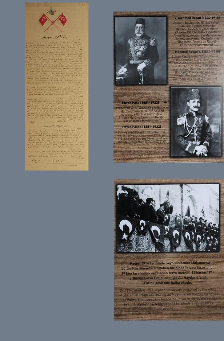 Kayseri'de 1914 yılına ait belge Milli Mücadele Müzesi'nde sergilenmeye başlandı G2