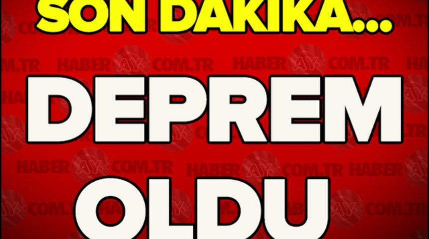 SON DAKİKA Balıkesir'de Deprem Beşik Gibi Sallandı