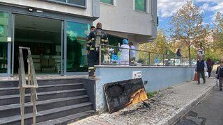 Tekirdağ'da diyaliz merkezinde çıkan yangın söndürüldü