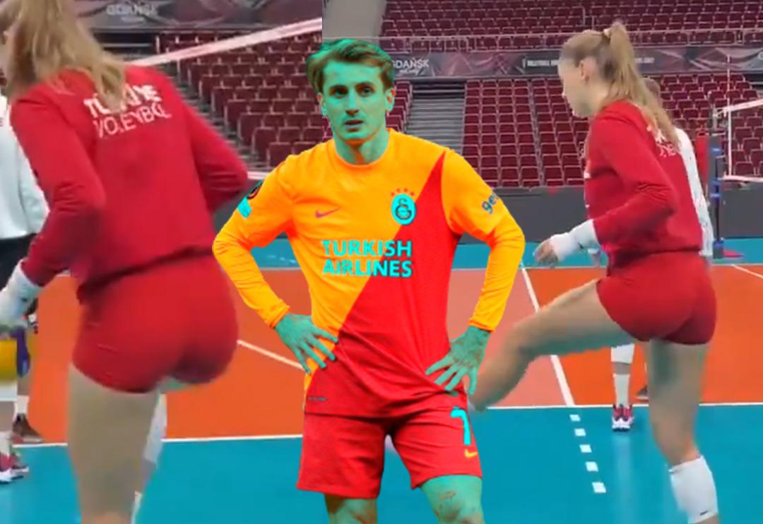 Ne yaptın Zehra! Futbolculara meydan okudu... "Kerem'den daha iyi"