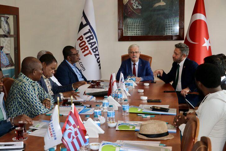 Ekvator Ginesi heyetinden Trabzon Liman Başkanlığı'na ziyaret G3