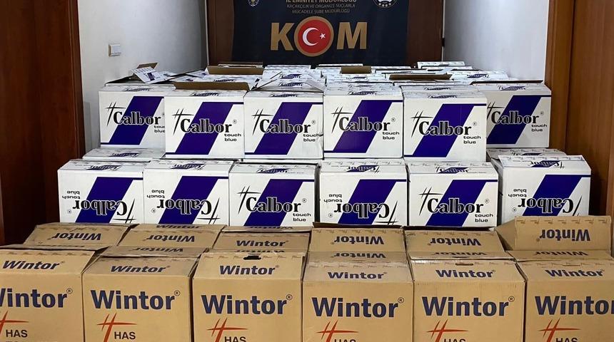 Tunceli’de kaçak 1 milyon 920 bin makaron ele geçirildi