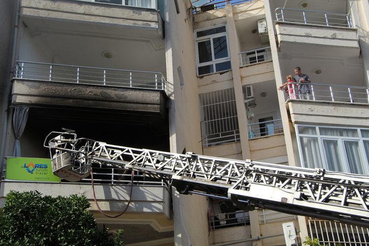 Alanya'da apartman dairesinde çıkan yangın söndürüldü G2