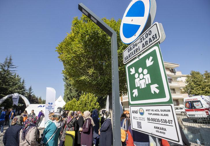 Başkentte AFAD koordinasyonunda "Deprem Anı Tahliye ve Toplanma Alanı Uygulaması" yapıldı G1