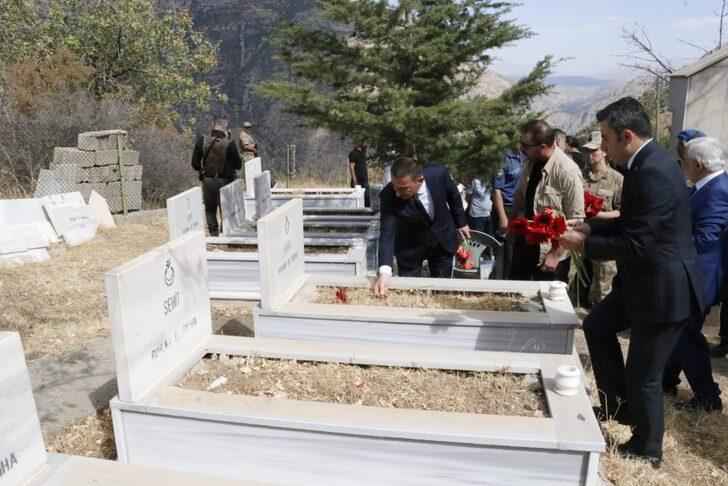 Siirt'in Daltepe ve Kalkancık köylerinde PKK'lı teröristlerin katlettiği 37 kişi anıldı G3