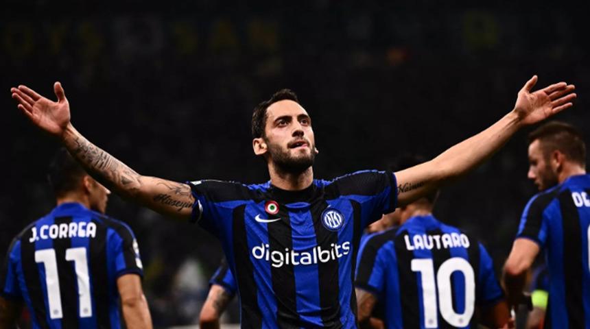 Inter Barcelona'yı Hakan Çalhanoğlu ile yıktı! 1-0