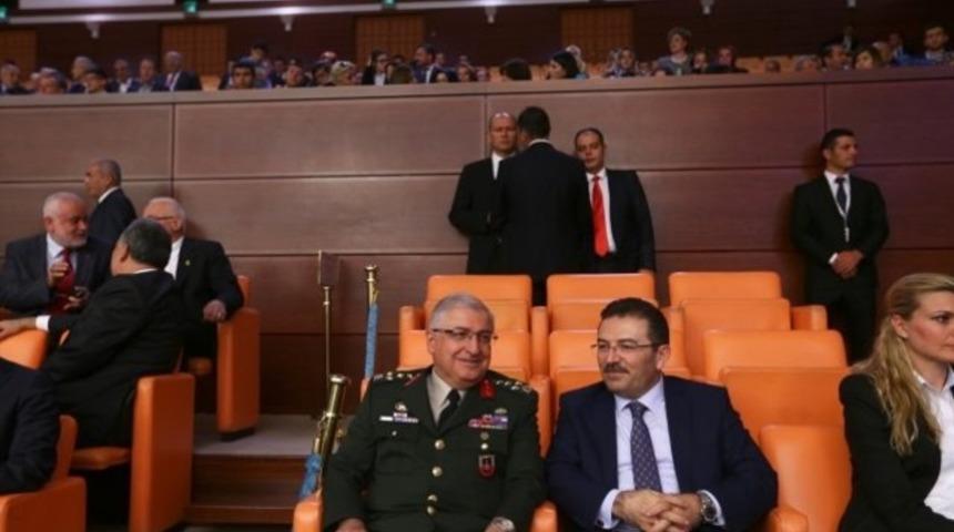 TBMM'de dikkat &ccedil;eken detay! Jandarma Genel Komutanı ayrı oturdu