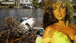 Ian Kasırgası büyük yıkıma sebep olmuştu! Yeşilçam'ın oyuncusu Ahu Tuğba ve kızı Anjelik Calvin'in evi sular altında kaldı... Korkunç anlar