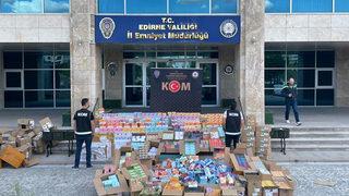Edirne'de 16 bin 385 elektronik sigara ele geçirildi