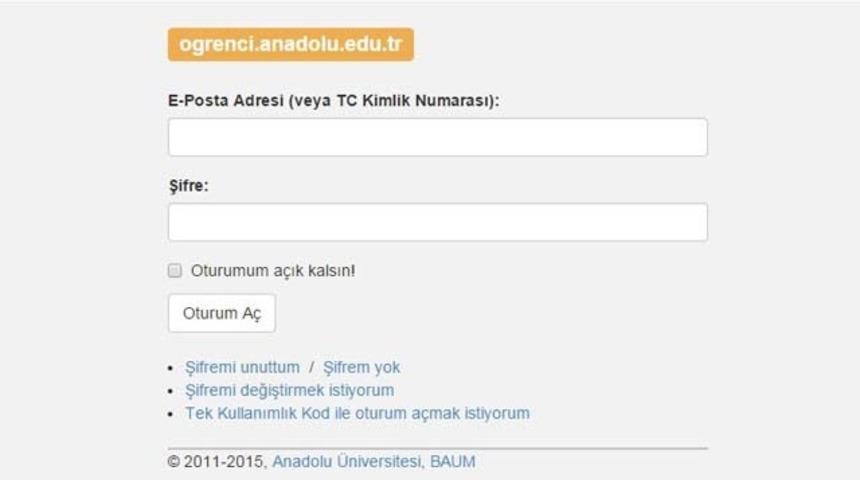 2015 yılı bahar d&ouml;nemi A&Ouml;F sınav soruları a&ccedil;ıklandı