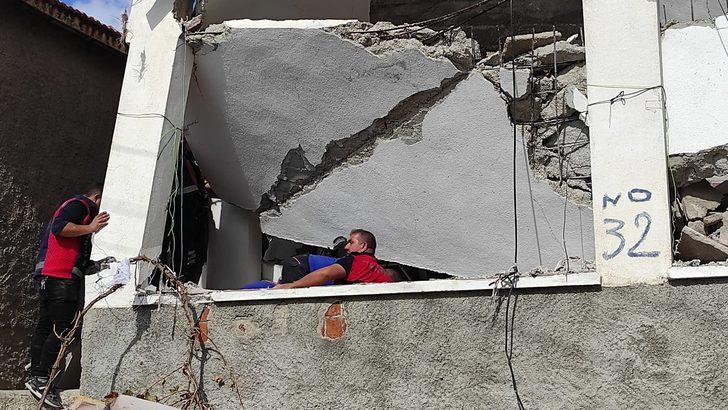 Yozgat'ta doğal gaz patlaması sonucu 2 katlı ev çöktü G5