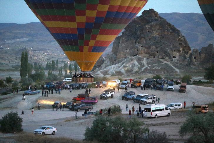 Kapadokya'da 9 ayda 508 bin 181 turist bölgeyi gökyüzünden izledi G2