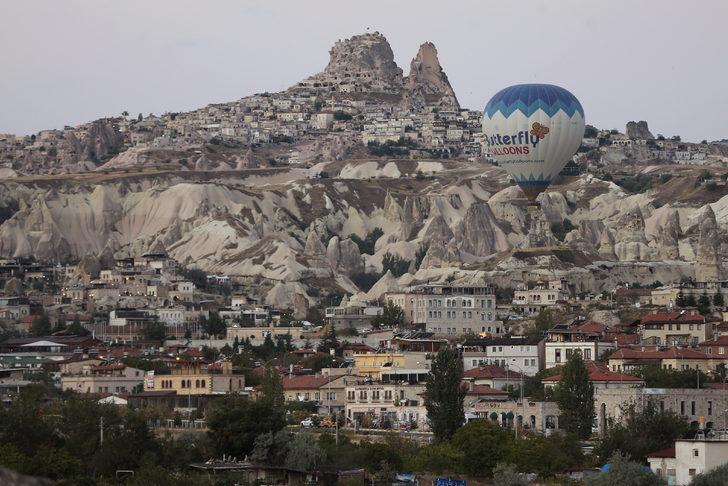 Kapadokya'da 9 ayda 508 bin 181 turist bölgeyi gökyüzünden izledi G3