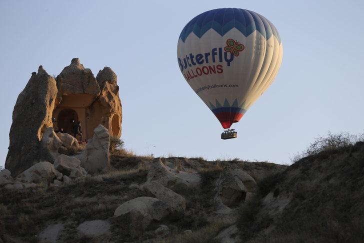 Kapadokya'da 9 ayda 508 bin 181 turist bölgeyi gökyüzünden izledi G5