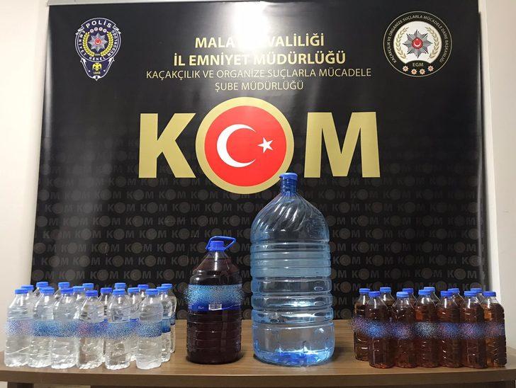 Malatya'da 4 milyon 455 bin makaron ile 39 litre sahte içki ele geçirildi G2