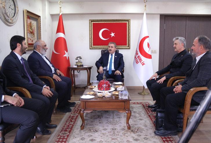 İHH Genel Başkanı Yıldırım, BBP Genel Başkanı Destici'yi ziyaret etti G4