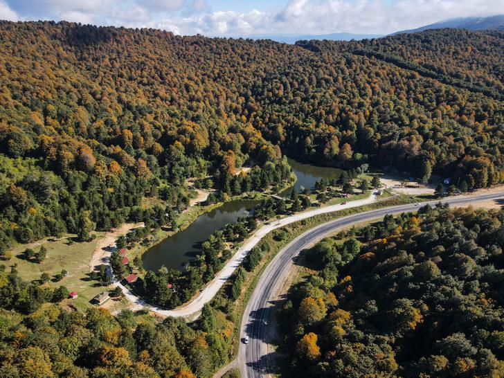 Domaniç Dağları sonbaharın sarı tonlarına bürünmeye başladı G2