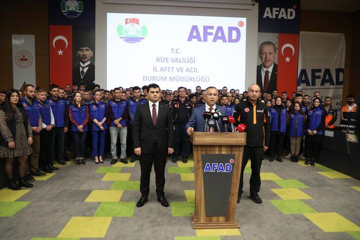 Rize AFAD İl Müdürlüğünde 137 yeni personel göreve başladı G3