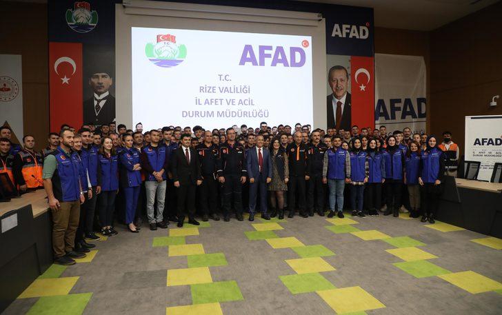 Rize AFAD İl Müdürlüğünde 137 yeni personel göreve başladı G4