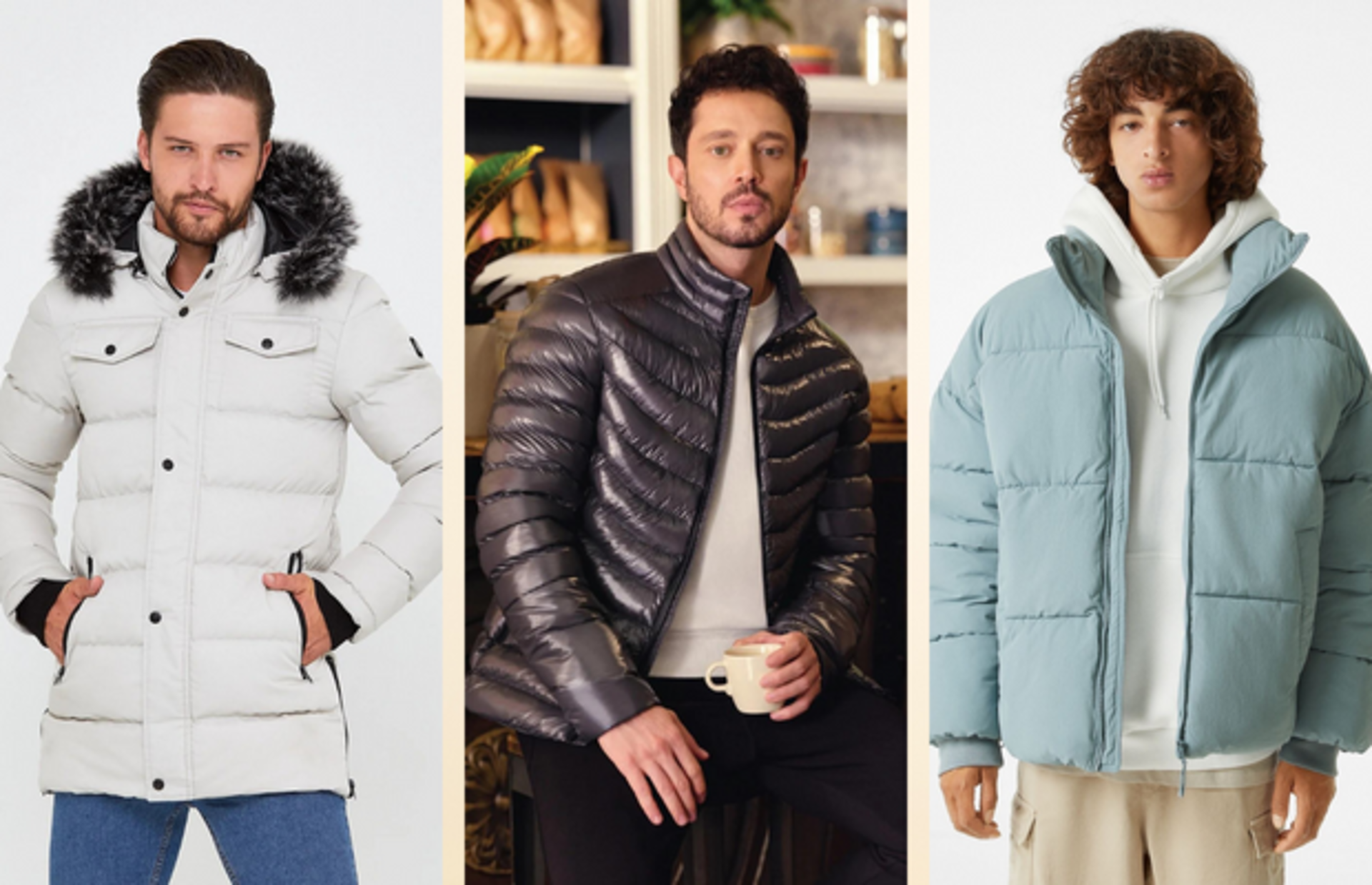 Gelecek kışın yükselen trendi olmaya aday vazgeçilmez erkek şişme mont çeşitleri