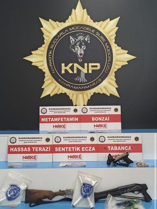 Kahramanmaraş'ta uyuşturucu operasyonunda yakalanan 6 zanlı tutuklandı