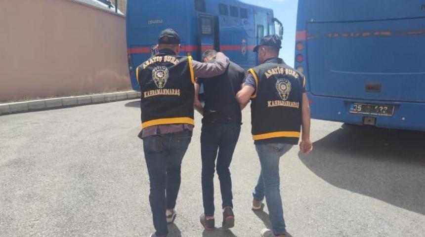 Kahramanmaraş'ta 13 yıl 20 gün hapis cezasıyla aranan hükümlü yakalandı