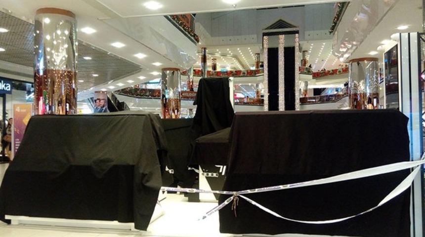 Cevahir AVM'de a&ccedil;ık satış noktaları m&uuml;h&uuml;rlendi