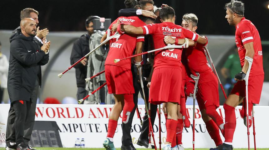 Ampute Milli Takımı, Dünya Kupası son 16 turunda Meksika’yı 5-0 mağlup ederek adını çeyrek finale yazdırdı