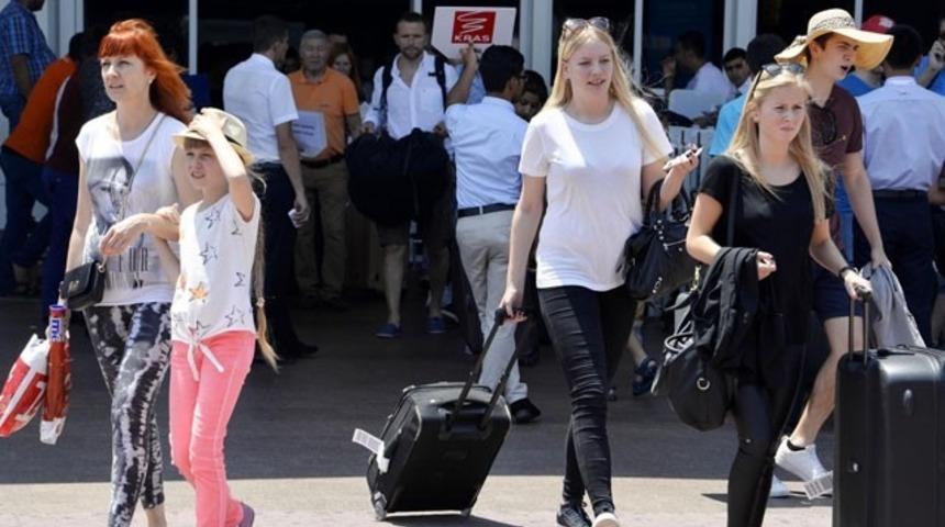 İşte Antalya'nın 9 aylık turist kaybı!