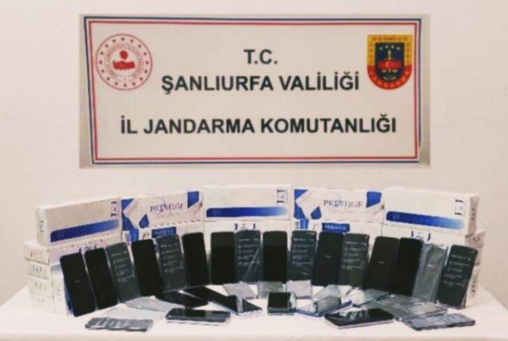 Şanlıurfa'da 74 kaçak cep telefonu ele geçirildi
