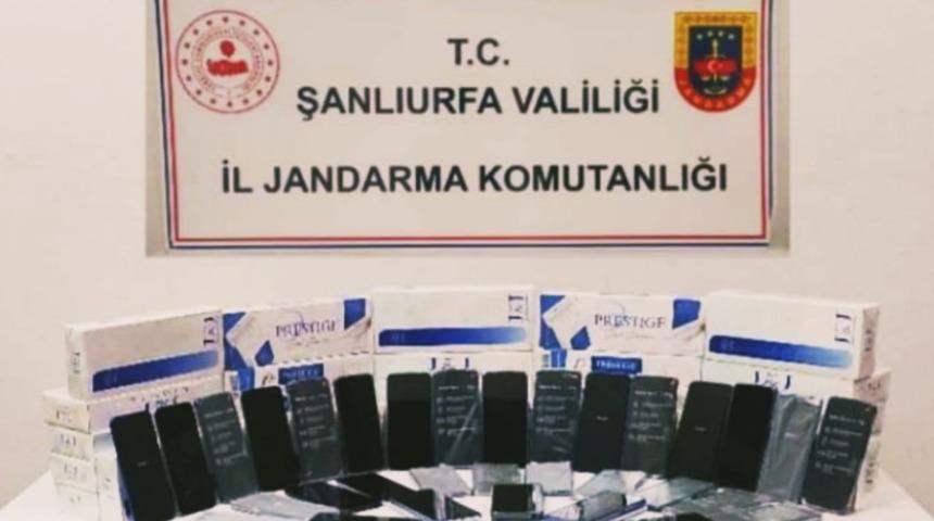 Şanlıurfa'da 74 kaçak cep telefonu ele geçirildi