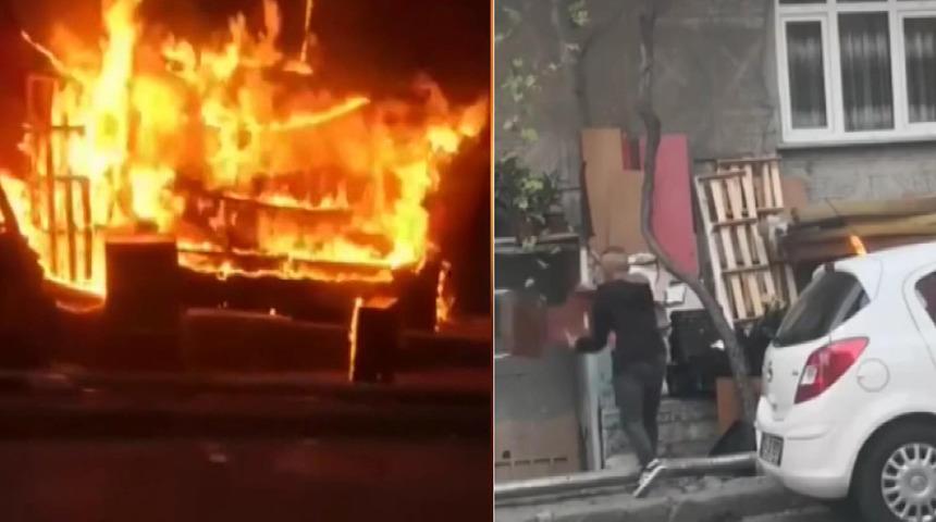 Sandalye fırlattı, tehditler savurdu! Ardından kavga ettiği kişinin evini de yaktı