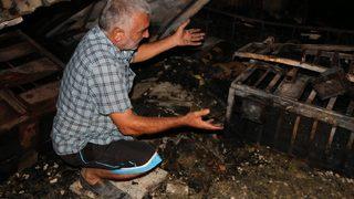 Yok böyle canilik! Baraka kundaklandı, son anda kurtuldu! 90 güvercin ise yanarak öldü