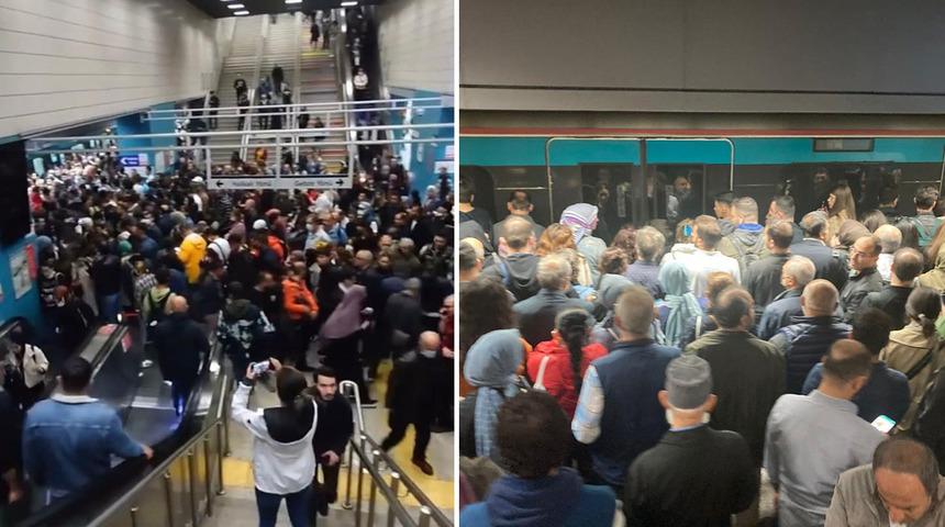 Marmaray’da arıza! Vatandaşlar isyan etti