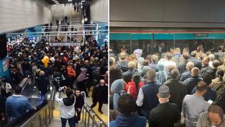 Marmaray’da arıza! Vatandaşlar isyan etti