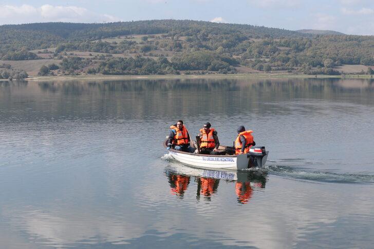 Bolu'daki Gölköy Barajı'nda kıyıya vuran ölü balıklar toplanıyor G2
