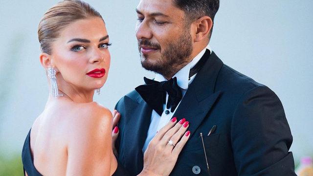 Pelin Karahan'ın eşi aşka geldi! Benim çiçeğim sen hep gül