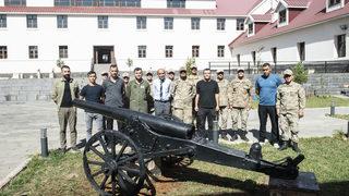 Tunceli'de müzeye bağışlanan 124 yıllık sahra topu koruma altına alındı