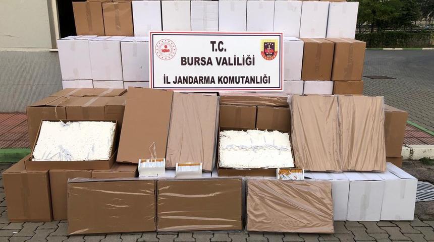 Bursa'da kaçak tütün operasyonunda 3 kişi yakalandı