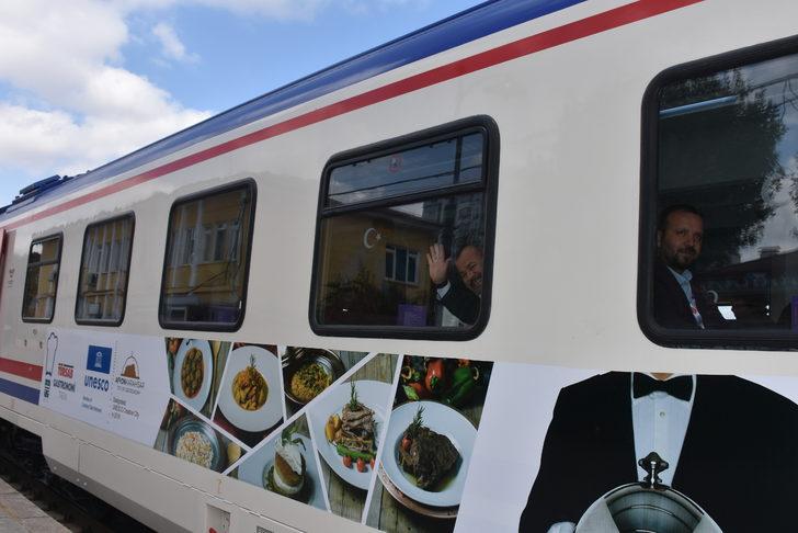 Gastronomi treni ilk seferine Afyonkarahisar'da başladı G2
