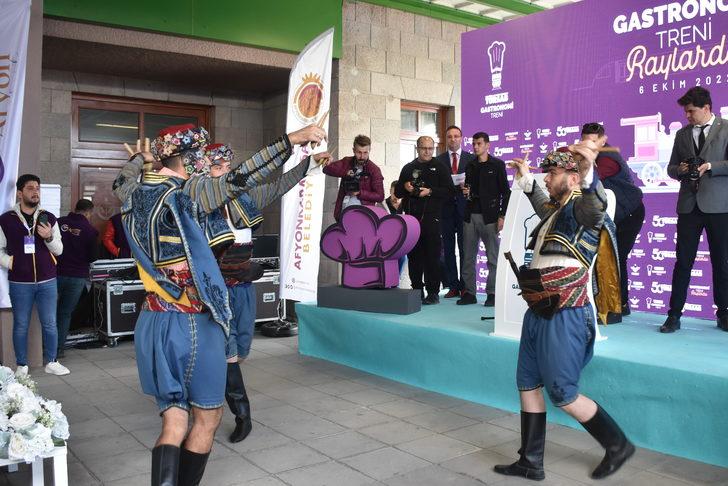 Gastronomi treni ilk seferine Afyonkarahisar'da başladı G5