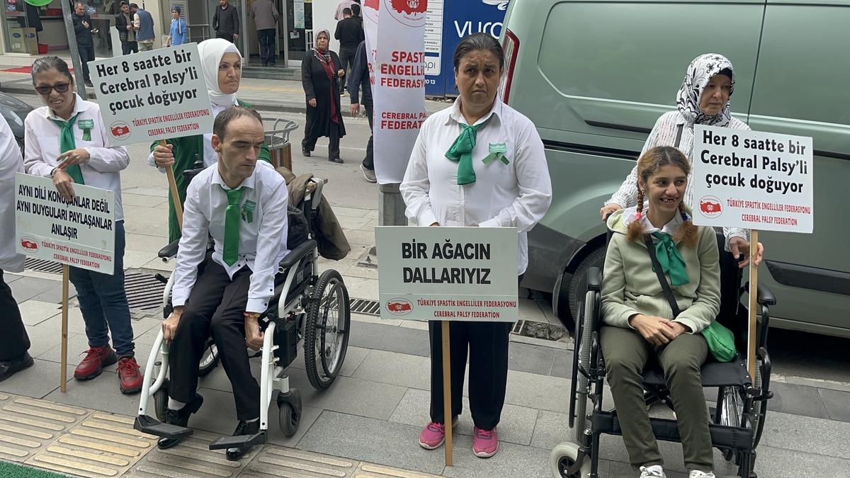 Yalova'da "yeşil yol" ile serebral palsi farkındalık etkinliği d&uuml;zenlendi