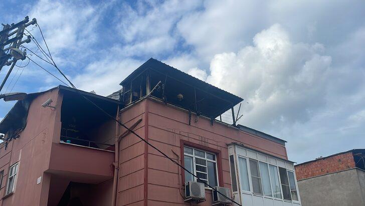 Samsun'da bir binanın çatısında çıkan yangın söndürüldü G2