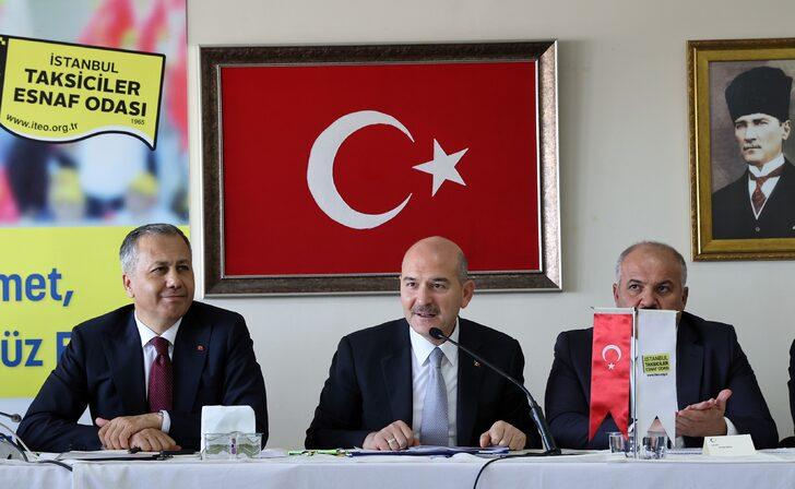 Bakan Soylu, İstanbul Taksiciler Esnaf Odasındaki çalışma toplantısında konuştu: G2