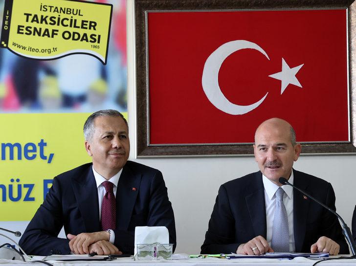 Bakan Soylu, İstanbul Taksiciler Esnaf Odasındaki çalışma toplantısında konuştu: G3