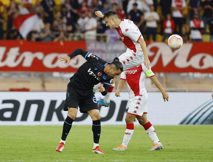 Trabzonspor Monaco'ya 3-1 mağlup oldu! 10 kişi Fırtına direnemedi G4
