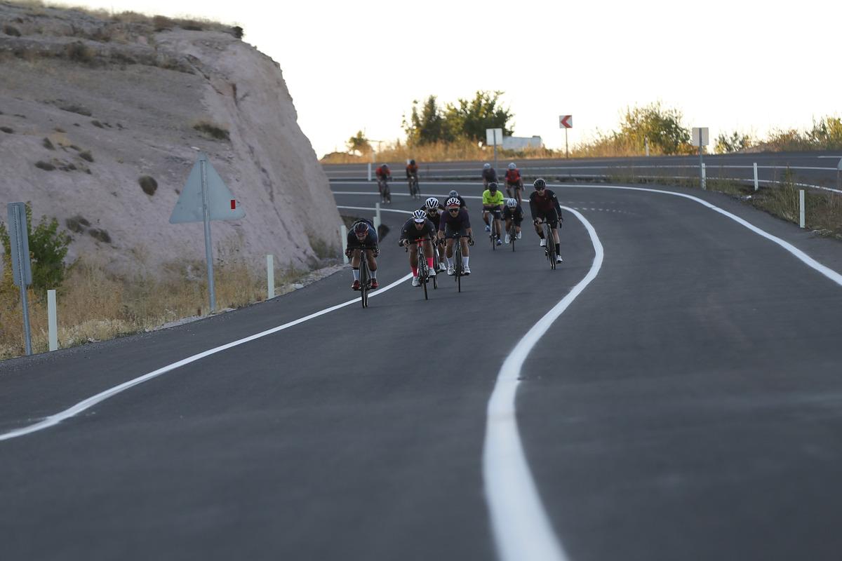 Bisiklet&ccedil;iler, Kapadokya'daki "Boostcamp" etkinliğinde pedal &ccedil;evirdi