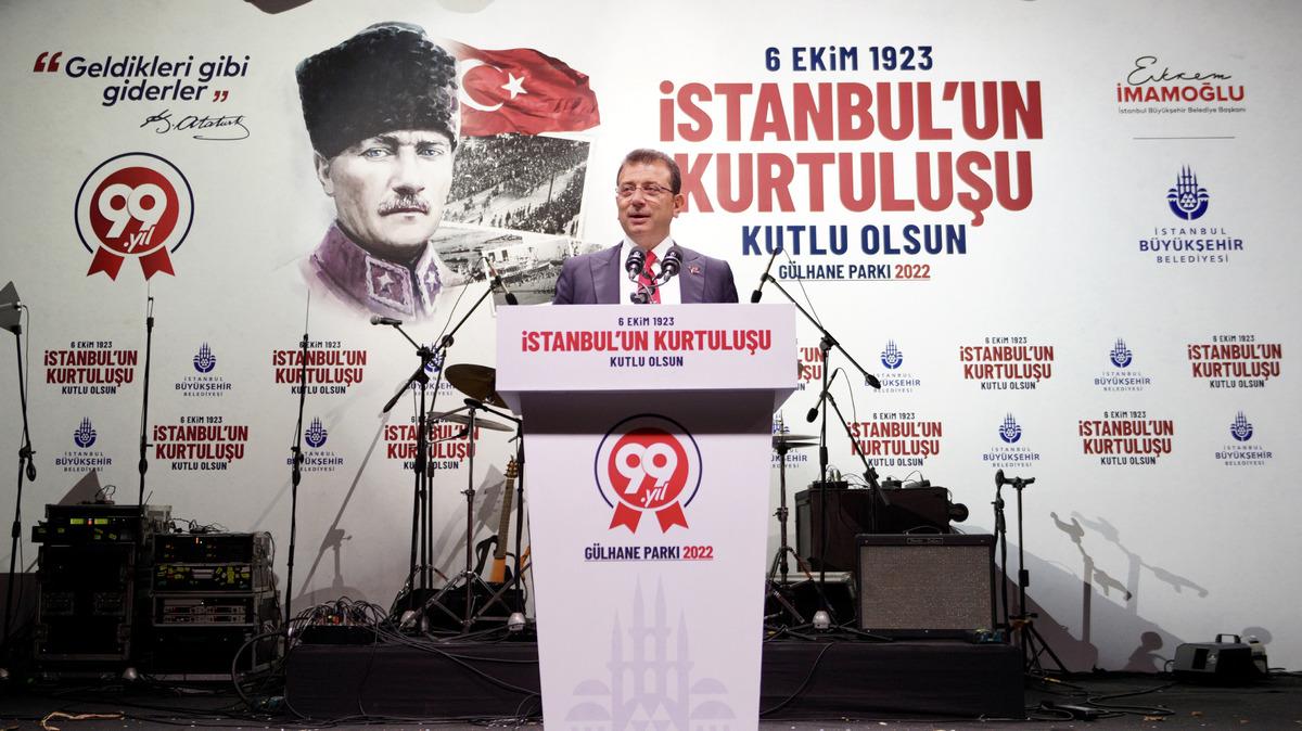 İstanbul'un kurtuluşunun 99. yıl d&ouml;n&uuml;m&uuml; kutlandı