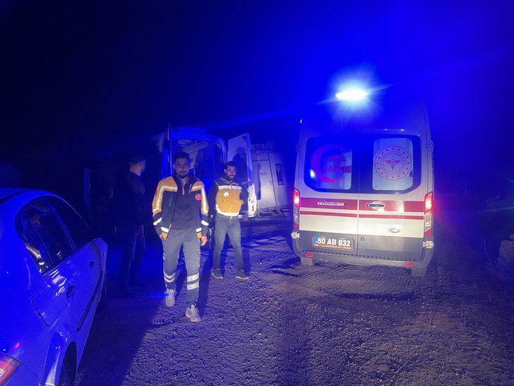 Nevşehir'de içinde hasta bulunan ambulansı kaçıran şüpheli kaza yapınca yakalandı G4