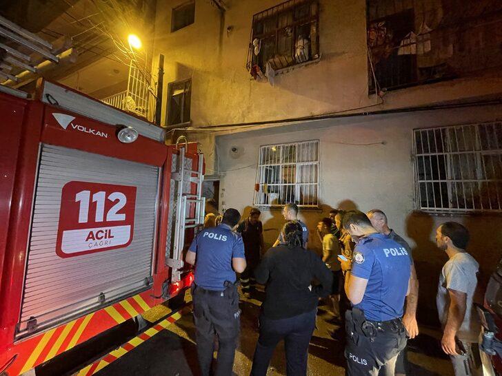 Adana'da binanın merdivenlerini ateşe veren kişi gözaltına alındı G5